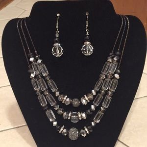 INC necklace n matching earnings